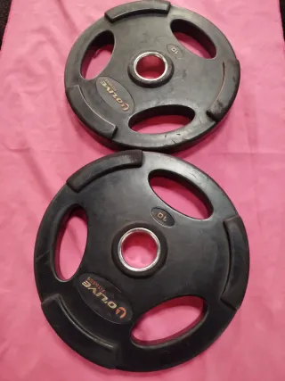 Discos de Pesas 10kg (2 unidades)