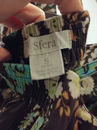 Vestido largo Sfera estampado flores