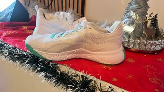 Zapatillas deportivas Reebok blancas y turquesa