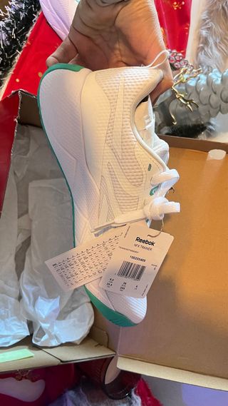 Zapatillas deportivas Reebok blancas y turquesa