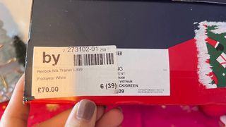 Zapatillas deportivas Reebok blancas y turquesa