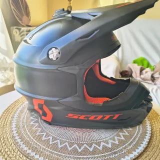 Casco Motocross Scott Negro