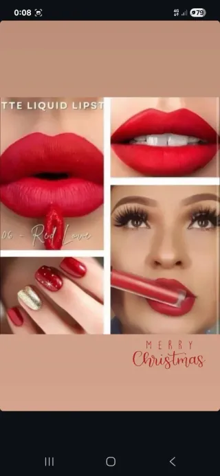 Pintalabios líquido mate – Red Love