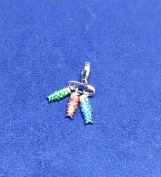 Charm Carpa Koi Amuleto pulsera Pandora o collar