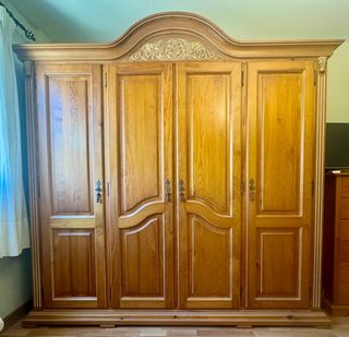 Armario 4 puertas madera maciza