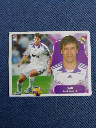 Cromo Raúl Real Madrid