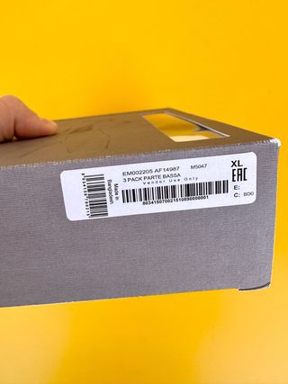 Set 3 Boxer Uomo Emporio Armani Cotone XL