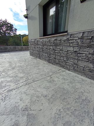 Hormigón impreso para exteriores