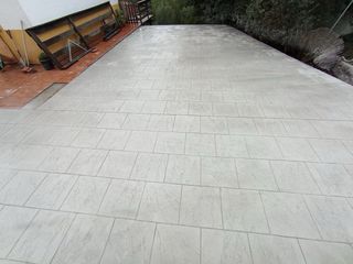 Hormigón impreso para exteriores