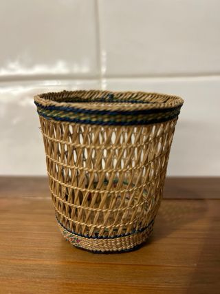 Fundas vasos de ratán