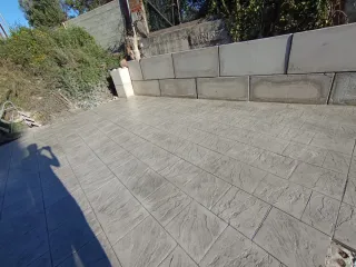 Hormigón impreso para exteriores
