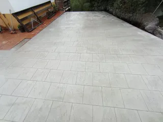 Hormigón impreso para exteriores