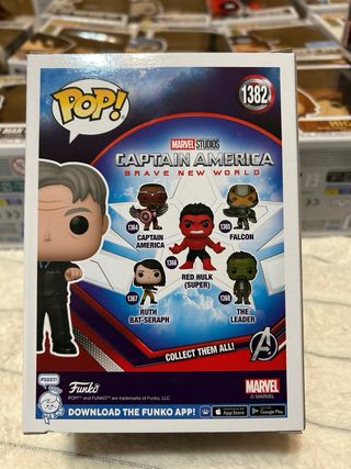 Funko Pop! Thaddeus Ross 1382 Capitán América