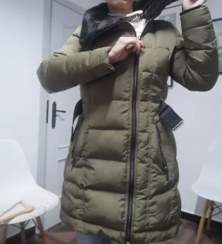 Abrigo plumas pato MANGO