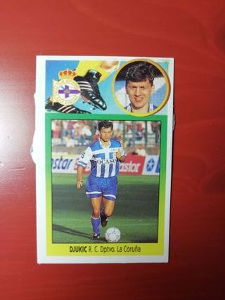 Cromo Djukic R. C. Dptvo. La Coruña