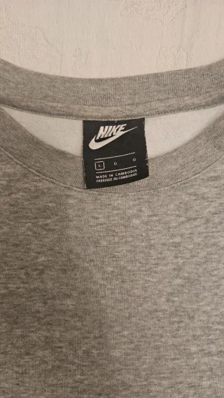 Sudadera Nike Gris Talla L