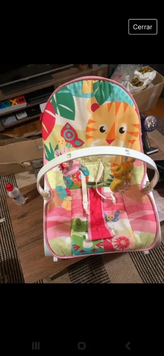 Hamaca para bebé con diseño de animales