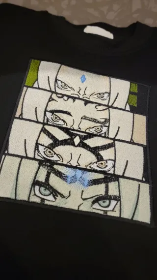 Felpa con ricamo di Tsunade.....Naruto