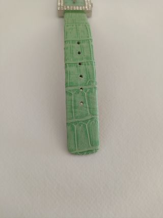 Reloj Taher Verde y Plateado