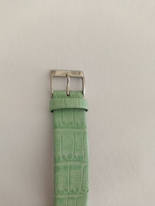 Reloj Taher Verde y Plateado