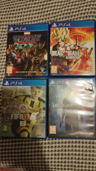 Lote de 8 juegos de play 4 precio individual: 8€