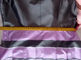 Conjunto Vestido Fiesta Morado y Gris