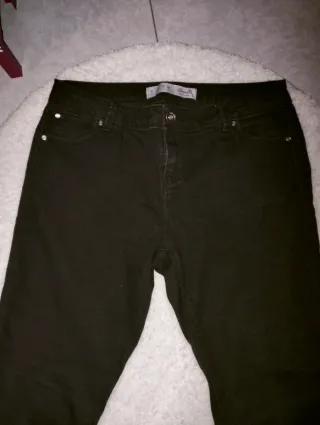 2 Pantalones Vaqueros &negro