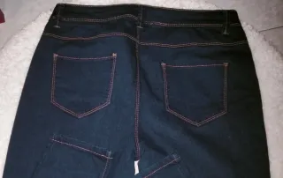 2 Pantalones Vaqueros &negro