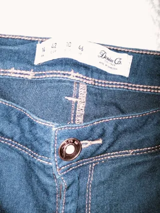 2 Pantalones Vaqueros &negro