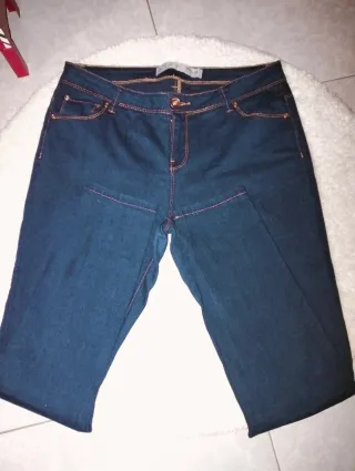 2 Pantalones Vaqueros &negro