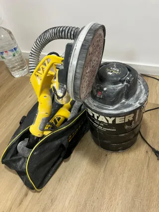 Lijadora jirafa con aspirasor y bolso  Stanley