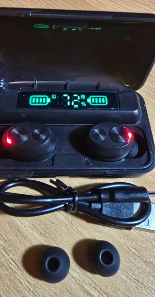 Auriculares Inalámbricos Bluetooth Negros