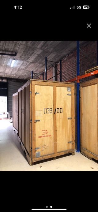 trasteros de 2,40x2,40x1,80 vigilado , en nave .