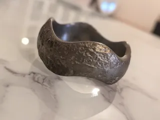 Pulsera Brazalete Bronce Texturizado