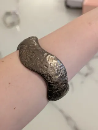 Pulsera Brazalete Bronce Texturizado