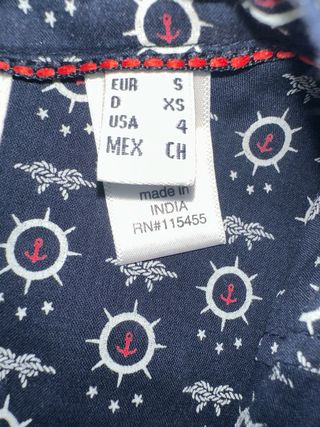 Camisa Mango marinera