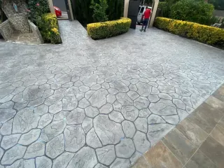 Hormigón impreso para exteriores