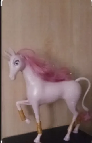 Unicornio Lyria Juguete 25cm Cabello Rosa