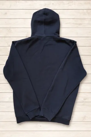 Sudadera Nike vintage. Azul marino y logo bordado.