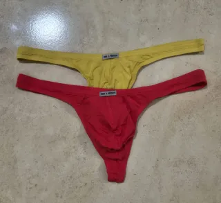 Tanga Chico BRA E PERSON Rojo y Amarillo