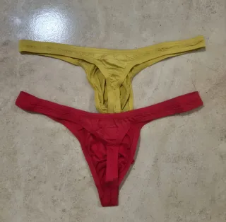 Tanga Chico BRA E PERSON Rojo y Amarillo