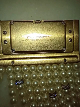 Reloj Valentino Mujer Perlas y Cristales