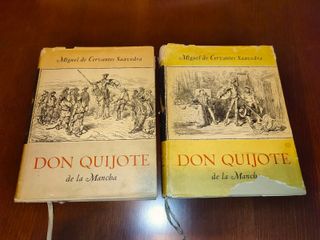 DON QUIJOTE EN CHECO. GRAN TAMAÑO, 2 TOMOS, 1952