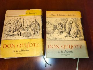 DON QUIJOTE EN CHECO. GRAN TAMAÑO, 2 TOMOS, 1952