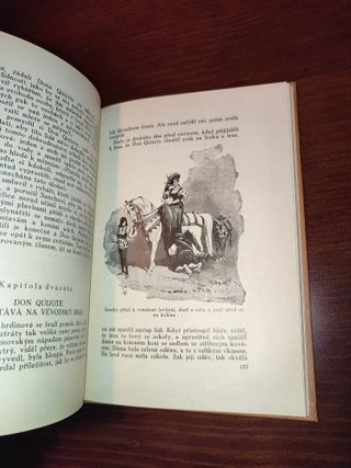 DON QUIJOTE en CHECO. 1926. Ilustrado. Tapas duras