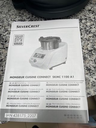 Monsieur Cuisine Connect Silvercrest impecable