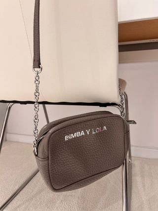 Bolso Bimba y Lola Marrón y Plateado