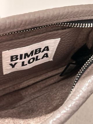 Bolso Bimba y Lola Marrón y Plateado