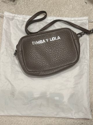 Bolso Bimba y Lola Marrón y Plateado