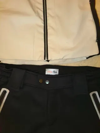 Tuta sci zerorh+ bianca e nera